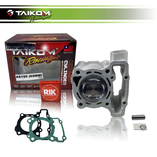 ΚΥΛΙΝΔΡΟΠΙΣΤΟΝΟ TAIKOM 65MM ΚΕΡΑΜΙΚΟ ( TAIWAN ) ΜΕ ΣΦΥΡΗΛΑΤΟ ΠΙΣΤΟΝΙ HONDA GTR150