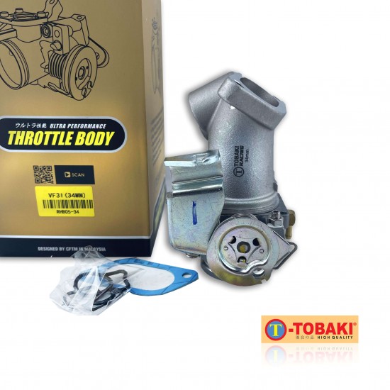 ΣΩΜΑ TOBAKI 34MM SYM VF185 ΜΕ ΛΑΙΜΟ