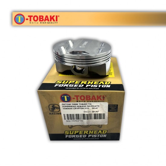 ΠΙΣΤΟΝΙ 70MM TOBAKI ΓΙΑ SUPERHEAD ΚΕΦΑΛΗ ΣΦΥΡΙΛΑΤΟ YAMAHA CRYPTON X135