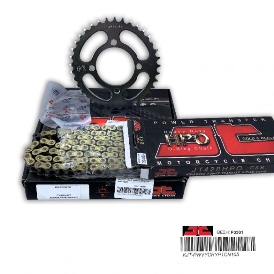 ΑΛΥΣΙΔΟΓΡΑΝΑΖΑ JT ORING 15-37 ΧΡΥΣΗ ΑΛΥΣΙΔΑ YAMAHA CRYPTON R105