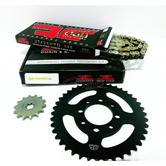 ΑΛΥΣΙΔΟΓΡΑΝΑΖΑ JT ORING 14-42 ΧΡΥΣΗ ΑΛΥΣΙΔΑ KAWASAKI ZX130