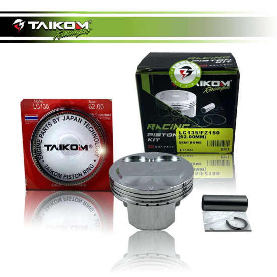 ΠΙΣΤΟΝΙ TAIKOM 62MM ΜΕ ΛΙΓΟ ΜΠΟΜΠΑ ΣΦΥΡΙΛΑΤΟ YAMAHA CRYPTON X135