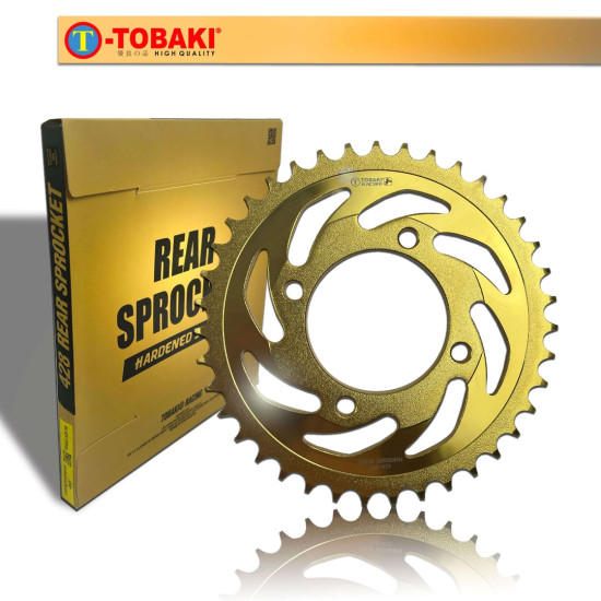 ΓΡΑΝΑΖΙ ΠΙΣΩ ΧΡΥΣΟ 428 39Δ TOBAKI ADVANCED HARDENED STEEL RACIND YAMAHA CRYPTON X135 / R115 / T110 / 105 / R105 / F1ZR / Z125