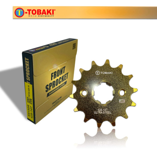 ΓΡΑΝΑΖΙ ΕΜΠΡΟΣ 428 14Δ ΧΡΥΣΟ TOBAKI ULTRA HARDENED STEEL RACING HONDA GTR150
