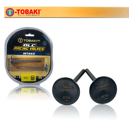 ΒΑΛΒΙΔΕΣ ΕΙΣΑΓΩΓΗΣ 25MM TOBAKI DLC HONDA GTR150